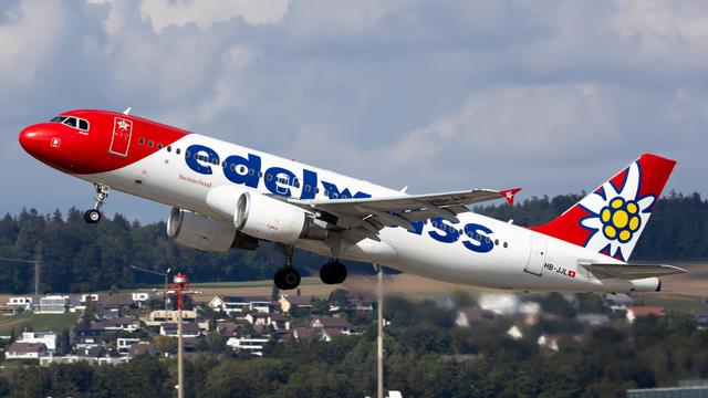 HB-JJL:Airbus A320-200:Edelweiss Air